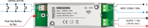 Smart Home/DIMMER (1 -10V)  WI-FI 230VAC