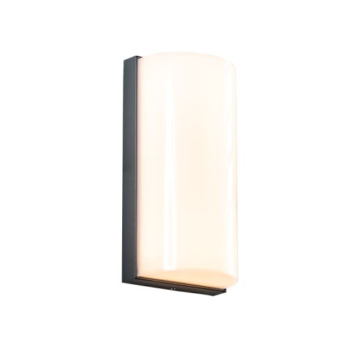 Απλίκα LED Κυλινδρική  10W 3000K IP65 Γκρι-Λευκό