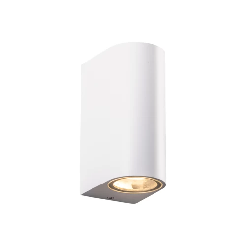 ΣΠΟΤ ΕΠΙΤΟΙΧΟ UP/DOWN ΑΛΟΥΜΙΝΙΟΥ GU10 IP65 ΛΕΥΚΟ