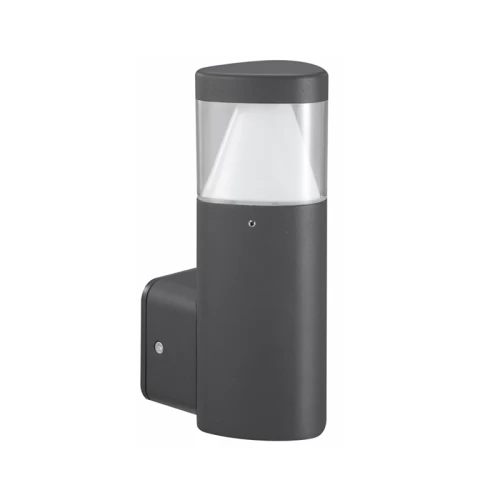 Απλίκα LED Αλουμινίου  Παραλ/μμη 7W 3000K IP54 Γκρι Σκουρο