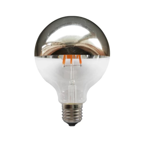 ΛΑΜΠΤΗΡΑΣ ACA LED GLOBE ΔΙΑΦ/ΓΚΡΙ E27 DIM G95 8W 2700K