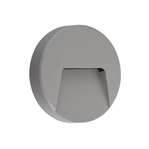Απλίκα  LED Στρογγυλλή Επίτοιχη Γκρι Φ 13,5CM 3W 3000K  IP65