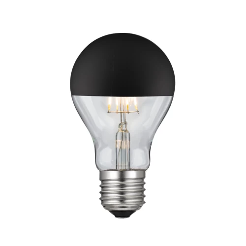 ΛΑΜΠΤΗΡΑΣ ACA LED ELIOR ΔΙΑΦ/ΜΑΥΡΟ DIM 8W/E27 2700K
