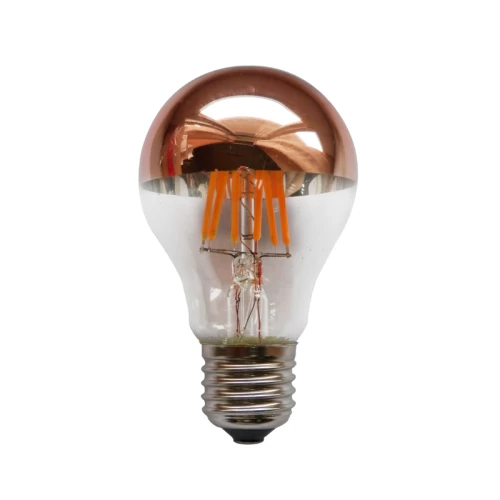 ΛΑΜΠΤΗΡΑΣ ACA LED ELIOR ΔΙΑΦ/ΡΟΖ DIM 8W/E27 2700K