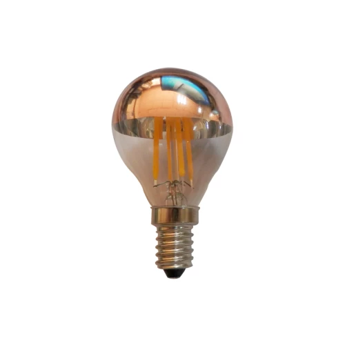 ΛΑΜΠΤΗΡΑΣ ACA LED ΣΦΑΙΡΙΚΗ Ε14  ΡΟΖ/ΧΡΩΜΙΟ DIM 5W 2700K 