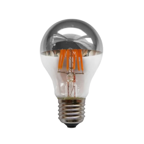 ΛΑΜΠΤΗΡΑΣ ACA LED ELIOR ΔΙΑΦ/ΓΚΡΙ DIM 8W/E27 2700K