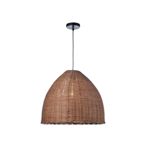 ΦΩΤ ΚΡΕΜΑΣΤΟ Ε27 ΚΑΦΕ ΣΚΟΥΡΟ RATTAN Φ45 OIA