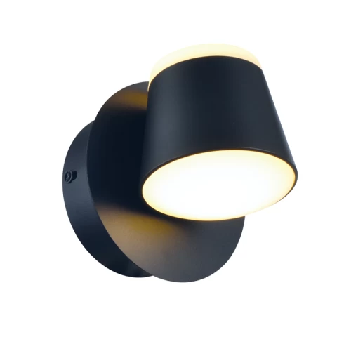 ΑΠΛΙΚΑ LED LUCIDO 8W 3000K ΜΑΥΡΗ
