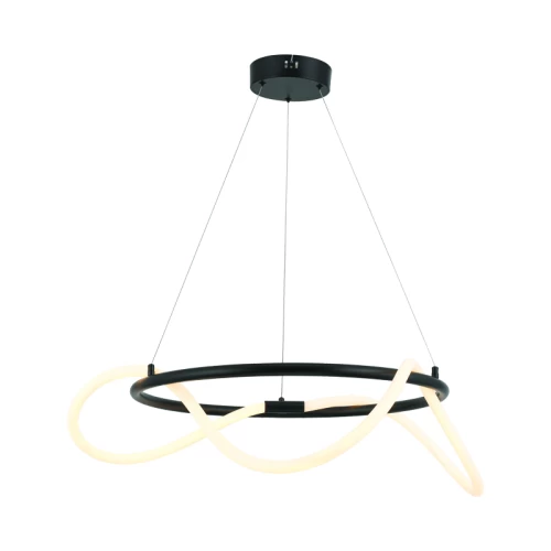 ΦΩΤ ΚΡΕΜΑΣΤΟ  LED ΑΛΟΥΜΙΝΙΟ ΛΕΥΚΟ ΜΑΥΡΟ 36W 3000K KYMA ΜΑΥΡΟ D60