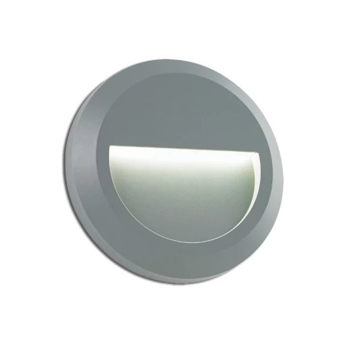 Απλίκα LED Εξωτερικού  Χώρου Γκρι Φ 15CM 1.5W 3000K  IP65 SLIM02N
