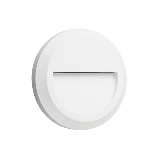 Απλίκα LED Εξωτερικού Χώρου Λευκό Φ 15CM 1.5W 3000K IP65 SLIM02NW