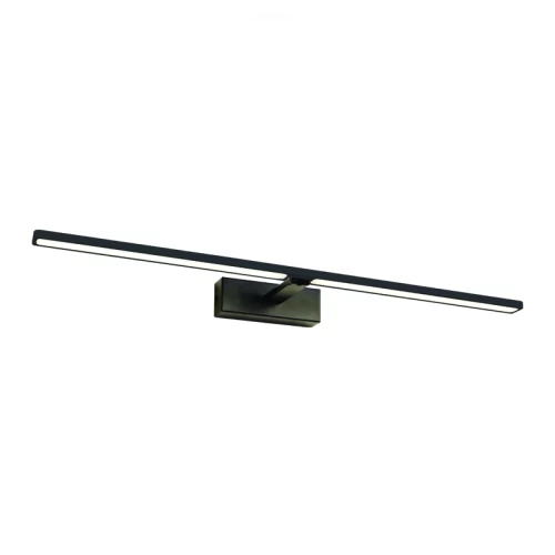 ΑΠΛΙΚΑ ΛΟΥΤΡΟΥ METAΛΛΙΚΗ LED PALMA 12W 3000K ΜΑΥΡΟ ΙP44