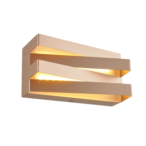 ΑΠΛΙΚΑ LED MILANO 12W 3000K ΧΡΥΣΟ ΣΚΟΥΡΟ