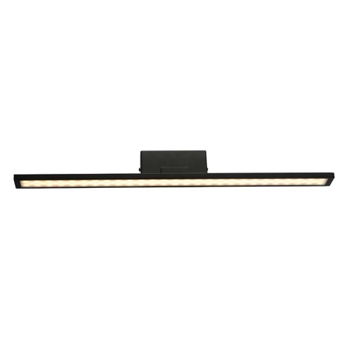ΑΠΛΙΚΑ ΛΟΥΤΡΟΥ METAΛΛΙΚΗ LED CHLOE 16W 3000K ΜΑΥΡΟ ΙP44