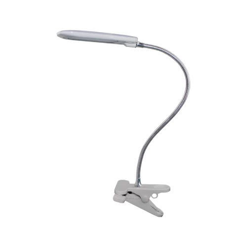 ACA ΠΟΡΤΑΤΙΦ ΓΡΑΦΕΙΟΥ LED 5W ΓΚΡΙ 4000K+ΣΠΙΡΑΛ+ΚΛΙΠ 230V 7,5X11,5XH43,5CM BAZ2