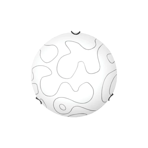 ΠΛΑΦΟΝΙΕΡΑ 3XE27 ΓΥΑΛΙ ΛΕΥΚΟ ΡΙΓΕ Φ40 PUZZLE