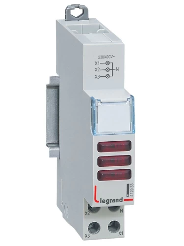ΕΝΔΕΙΚΤΙΚΗ  ΛΥΧΝΙΑ LEGRAND 3P KOKKINH