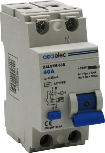 ΡΕΛΕ ΔΙΑΡΡΟΗΣ ACA 2P 40A /30mA