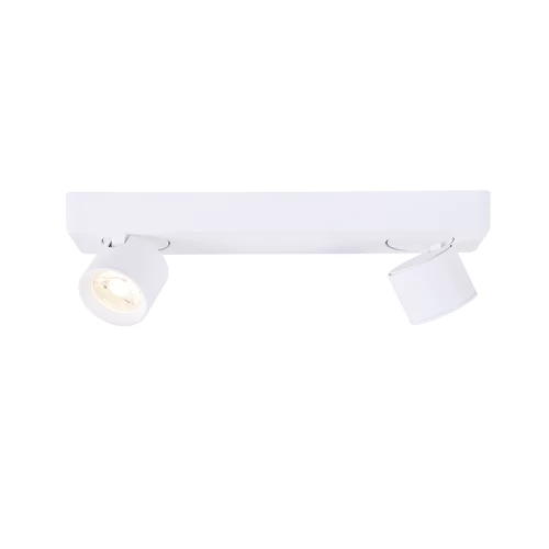 ΣΠΟΤ ΕΠΙΤΟΙΧΟ ΑΛΟΥΜΙΝΙΟΥ ΔΙΦΩΤΟ LED PLUTO 10W 3000K  ΛΕΥΚΟ
