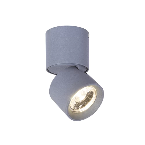 ΣΠΟΤ ΕΠΙΤΟΙΧΟ ΑΛΟΥΜΙΝΙΟΥ  LED 5W 3000K PLUTO ΣΠΑΣΤΟ  ΓΚΡΙ