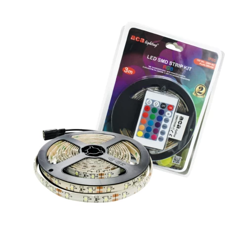 LED SMD STRIP KIT 3M IP65 RGB ΜΕ ΤΡΟΦΟΔΟΤΙΚΟ ΠΡΙΖΑΣ
