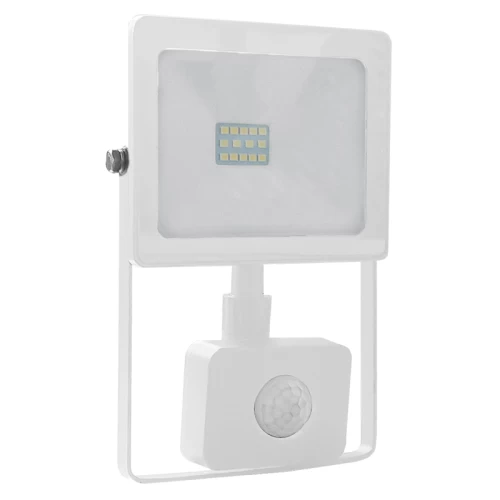 ΠΡΟΒΟΛΕΑΣ LED 10W ΜΕ ΑΝΙΧΝΕΥΤΗ ΚΙΝΗΣΗΣ  6000K ΛΕΥΚΟΣ ΙP66