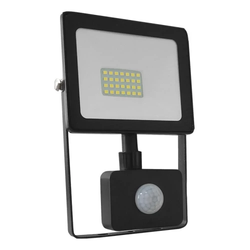 ΠΡΟΒΟΛΕΑΣ LED 20W ΜΕ ΑΝΙΧΝΕΥΤΗ ΚΙΝΗΣΗΣ  3000K ΜΑΥΡΟΣ IP66