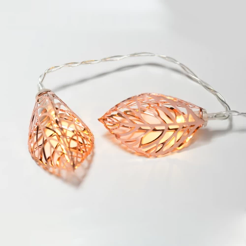 ^ METAL LEAVES 10LED ΛΑΜΠΑΚ ΣΕΙΡΑ ΜΠΑΤΑΡ.(3xAA)&ΧΡΟΝΟΔΙΑΚ (6ΟΝ/18OFF) ΘΕΡΜΟ ΛΕΥΚΟ ΧΑΛΚΙΝΟ ΜΕΤΑΛΛΟ