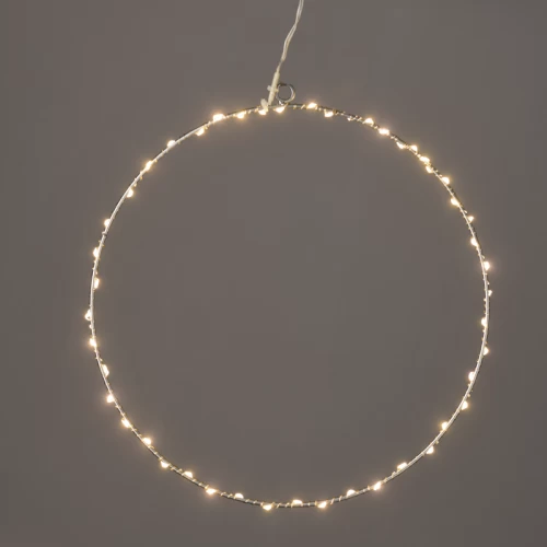 ^ D50CM SILVER ROUND 65 ΜΙΝΙ LED ΛΑΜ, WW, ΑΣΗΜΙ ΚΑΛΩΔ. ΧΑΛΚΟΥ,ΑΝΤΑΠΤ.(3VDC),IP44, 3M ΔΙΑΦ ΚΑΛ