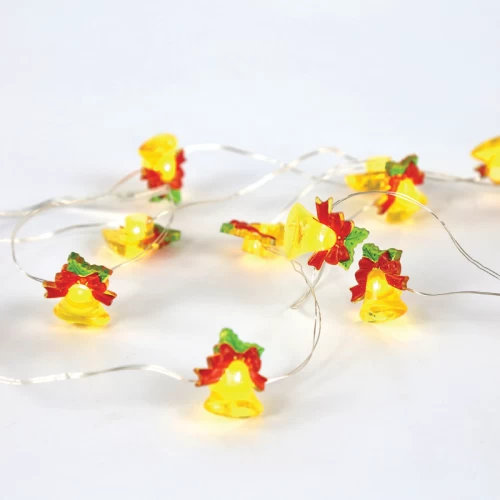 ^ BELL 15 MINI LED ΛΑΜΠΑΚ. ΣΕΙΡΑ, WW, ΑΣΗΜΙ ΚΑΛΩΔ. ΧΑΛΚΟΥ, MΠΑΤ. (2ΑΑ),IP20, 140+30CM ΔΙΑΦ ΚΑΛ