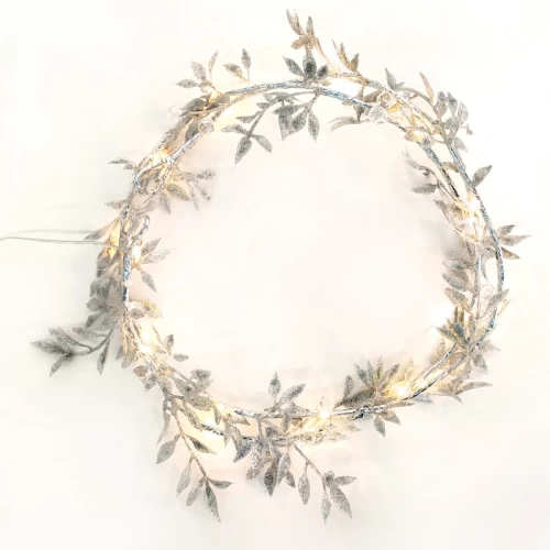 ^ CHAMPAGNE GARLAND, 20 ΜΙΝΙ LED ΛΑΜΠ. WW ΜΠΑΤ(2XAA)ΑΣΗΜΙ ΚΑΛ. ΧΑΛΚΟΥ IP20 150+30CM ΔΙΑΦ ΚΑΛ ΤΡΟΦ