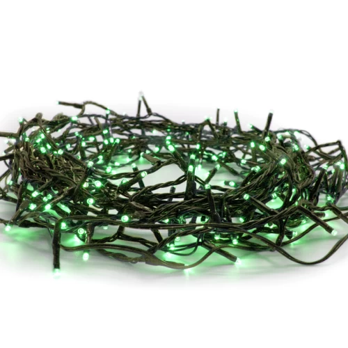 ^ 100 LED ΛΑΜΠ. ΣΕΙΡΑ (ANA 5cm), ΠΡΑΣΙΝΟ,ΑΝΤΑΠΤ.(31VDC)& ΕΠΕΚΤ.(MAX 6 ΣΕΤ),IP44, 5m, ΠΡΑΣΙΝΟ ΚΑΛ.