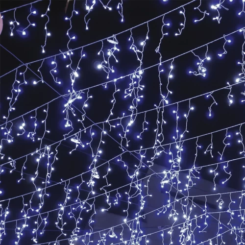 ^ 144 LED ΛΑΜΠ. ΒΡΟΧΗ, CW, ΑΝΤΑΠΤ.(31VDC), FLASH, IP44, 300x60cm, ΔΙΑΦ. ΚΑΛ.