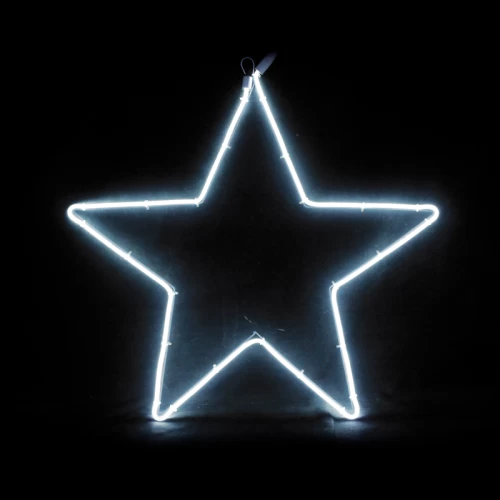^ STAR 200 NEON LED 2m NEON DOUBLE SMD ΦΩΤ., CW ΣΤΑΘ., IP44, 58X54CM, 1.5m ΚΑΛ.