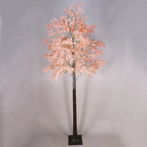 ^ “SNOW FLOWER TREE” 160 WW LED ΛΑΜΠΑΚ. ΑΝΤΑΠΤ. (4,5V) IP44 ΥΨΟΣ 240CM ΒΑΣΗ 26x26CM 3M ΚΑΛΩΔ ΤΡΟΦ.