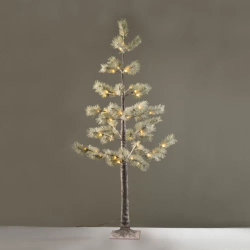^ SNOW PINE TREE 56 WW LED ΛΑΜΠΑΚ.ΑΝΤΑΠΤ.(24VDC) IP44 21X21X150CM 3M KΑΦΕ ΚΑΛ. ΤΡΟΦ.