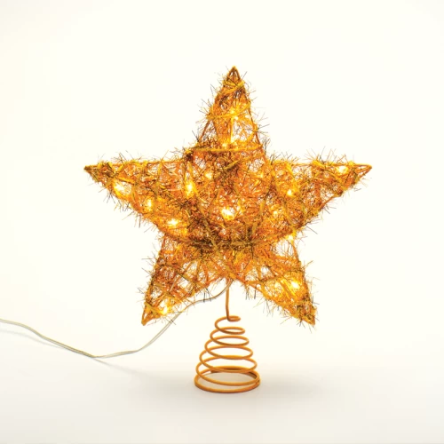 ^ GOLD CONVEX STAR 20 MINI WW LED ΛΑΜΠ. ΜΠΑΤ. 3ΧΑΑ,IP20 23x5x20cm