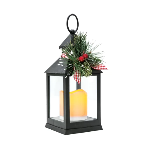 “PLASTIC LANTERN” ΦΑΝΑΡΑΚΙ-ΚΕΡΙ 1 LED ΛΑΜΠΑΚΙ ΜΠΑΤΑΡ(3xAAA) ΘΕΡΜΟ ΛΕΥΚΟ IP20 10.5x10.5x24cm
