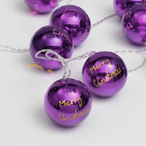 ^ PLASTIC BALLS 10LED ΛΑΜΠΑΚ ΣΕΙΡΑ ΜΠΑΤΑΡ.(3xAA)ΘΕΡΜΟ ΛΕΥΚΟ ΜΩΒ ΠΛΑΣΤΙΚΟ IP20 135+30cm ΔΙΑΦΑΝ ΚΑΛ