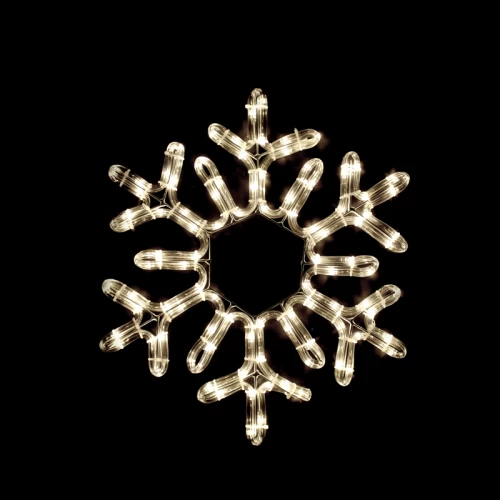 ^ SNOWFLAKE 96 LED ΣΧΕΔΙΟ 4m ΜΟΝΟΚΑΝΑΛ ΦΩΤΟΣΩΛ ΘΕΡΜΟ ΛΕΥΚΟ IP44 38cm 1.5m ΚΑΛΩΔ