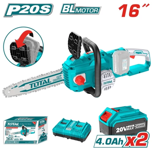 TOTAL ΣΕΤ ΕΠΑΓΓ. ΑΛΥΣΟΠΡΙΟΝΟ ΜΠΑΤ. Li-ion 40V / 4Ah / 2 ΜΠΑΤΑΡΙΕΣ (TGSLI401682)