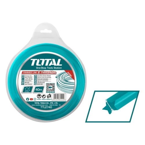 TOTAL ΜΕΣΙΝΕΖΑ STAR DUAL POWER 2.7mm - 40m (TTL2740)