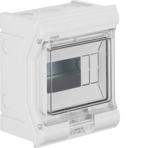 ΠΙΝΑΚΑΣ ΣΤΕΓΑΝΟΣ HAGER VECTOR   1Χ6 ΣΤΟΙΧΕΙΩΝ IP65