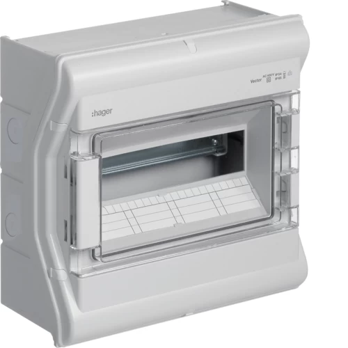 ΠΙΝΑΚΑΣ ΣΤΕΓΑΝΟΣ HAGER VECTOR  1Χ12 ΣΤΟΙΧΕΙΩΝ IP65
