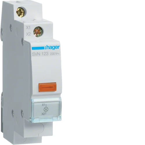 ΕΝΔΕΙΚΤΙΚΗ ΛΥΧΝΙΑ 1P HAGER ΠΟΡΤΟΚΑΛΙ SVN123