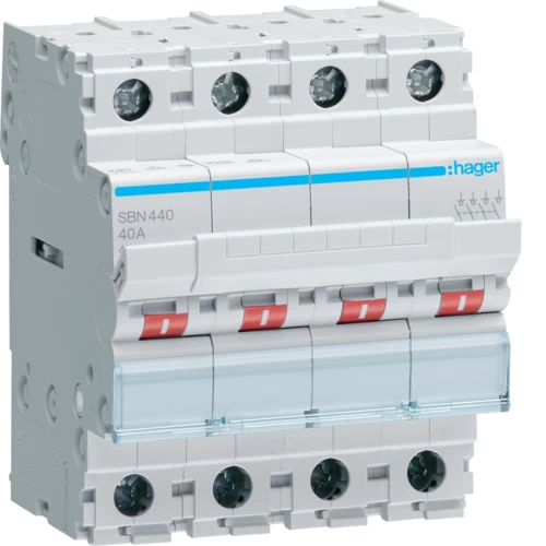 ΡΑΓΟΔΙΑΚΟΠΤΗΣ HAGER 4P40A SBN440