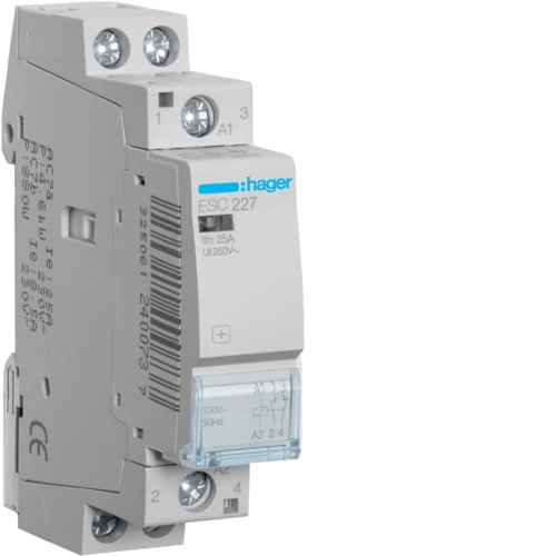 ΡΕΛΕ ΡΑΓΑΣ HAGER 1NO+1NC 25A ESC227