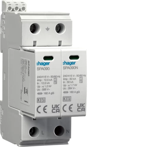 ΑΝΤΙΚΕΡΑΥΝΙΚΟ HAGER 12,5KA 1P+N SPA911