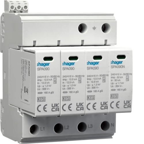 ΑΝΤΙΚΕΡΑΥΝΙΚΟ HAGER 12,5KA 4P SPA931