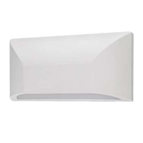 Απλίκα LED Επίτοιχη Down Λευκή  6W 3000K  IP65 SLIM 22W